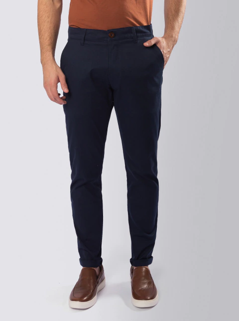 Calça Algodão Egípcio Azul Marinho