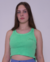 Cropped Feminino Sem Manga Assinatura Santacosta - comprar online