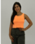 Imagem do Cropped Feminino Sem Manga Assinatura Santacosta
