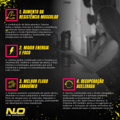 Pre Treino N.O Pré Workout Advanced - Exx Nutrition - Exx Nutrition Suplementos