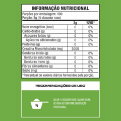 Creatina 100% Pura Micronizada - 300g - Exx Nutrition Suplementos