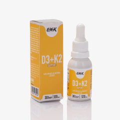 Vitamina D3 + K2 - 120 Doses - Sem Sabor - 30ml - Exx Nutrition - comprar online