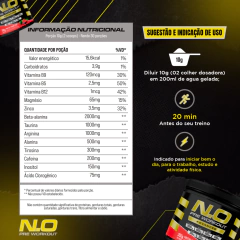 Dose única - N.O Pré Workout (Frutas Vermelhas) - Exx Nutrition - tienda online
