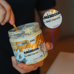 Pasta de amendoim c/ Whey protein - Exx Nutrition - Exx Nutrition Suplementos