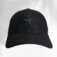 Cap Velvet Black Star