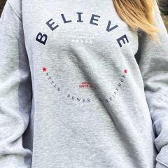 Sweatshirt Gray_Believe en internet