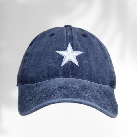 Cap Blue White Star