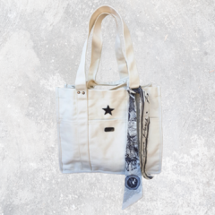 Tote Bag Canvas Black Star - tienda online