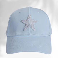 Cap Sky Blue Stone Star