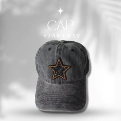 Cap Star Gray