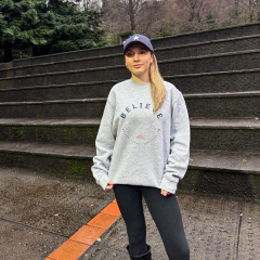 Sweatshirt Gray_Believe - comprar en línea