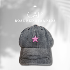 Cap Rose Red Star Kids