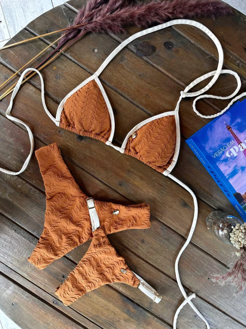 BIQUÍNI CARAMELO DETALHE OFF - comprar online