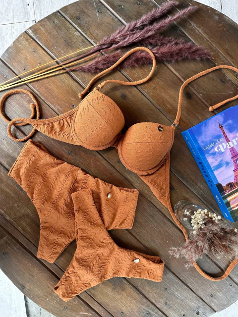 BIQUÍNI CARAMELO - BOJO SUTIÃ - comprar online