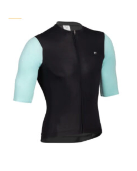 JERSEY PAVE SLEEVE NEGRO/AQUA - comprar online