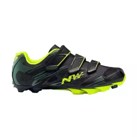 ZAPATILLA NORTHWAVE SCORPIUS 2 NEGRA/FLUO