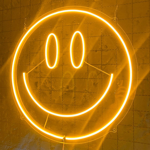 Luminária Neon Led Smile 30x30cm