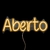 Luminária Neon Led Aberto - 48x13cm