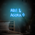 Luminária Neon Led Aqui e agora 50x28cm na internet