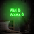 Luminária Neon Led Aqui e agora 50x28cm - Neon Types