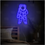 Luminária Neon Led Astronauta 45x80cm - loja online