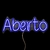 Luminária Neon Led Aberto - 48x13cm na internet