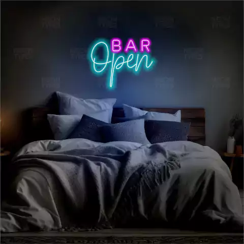 Luminária Neon Led Bar Open 50x38cm