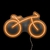 Luminária Neon Led Bicicleta 50x29cm - comprar online