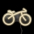 Luminária Neon Led Bicicleta 50x29cm - Neon Types