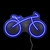 Luminária Neon Led Bicicleta 50x29cm