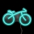 Luminária Neon Led Bicicleta 50x29cm - comprar online