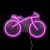 Luminária Neon Led Bicicleta 50x29cm na internet