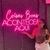 Luminária Neon Led Coisas Boas Acontecem Aqui 108x55cm - comprar online