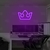 Luminária Neon Led Coroa Tulipa 50x32cm