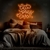 Luminária Neon Led Eat Pray Love 65x57cm