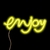 Luminária Neon Led Enjoy 60x25cm - comprar online