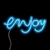 Luminária Neon Led Enjoy 60x25cm na internet