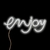 Luminária Neon Led Enjoy 60x25cm