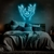 Luminária Neon Led Mãos no rosto com unhas 60x57cm - comprar online