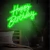 Luminária Neon Led Happy Birthday 72x58cm
