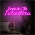 Luminária Neon Led Look do dia autoestima 100x31cm