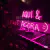Luminária Neon Led Aqui e agora 50x28cm
