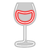 Luminária Neon Led Taça de Vinho 14x30cm na internet