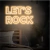 Imagem do Luminária Neon Led Let's Rock 82x51cm