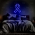 Luminária Neon Led Novembro Azul 38x40cm