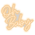 Luminária Neon Led Oh Baby 55x47cm - comprar online