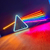 Luminária Neon Led Pink Floyd Dark Side of the Moon 64x21cm - comprar online