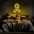 Luminária Neon Led Setembro Amarelo 38x40cm
