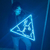 Luminária Neon Led Triângulo Kiss 50x50cm - comprar online