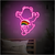 Luminária Neon Led Ursinho Carinhoso 56x70cm